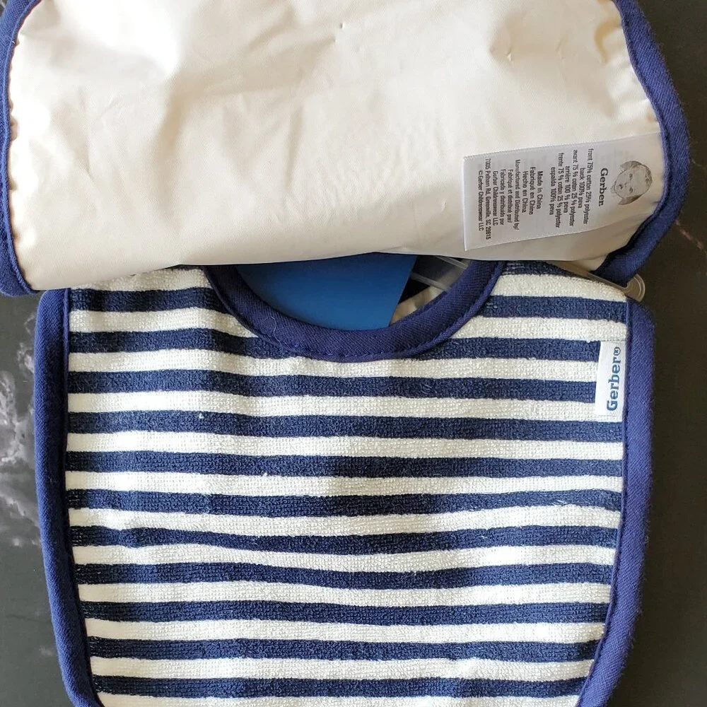 Baby Boy Gerber Bibs Fox Themed 3 pack  New